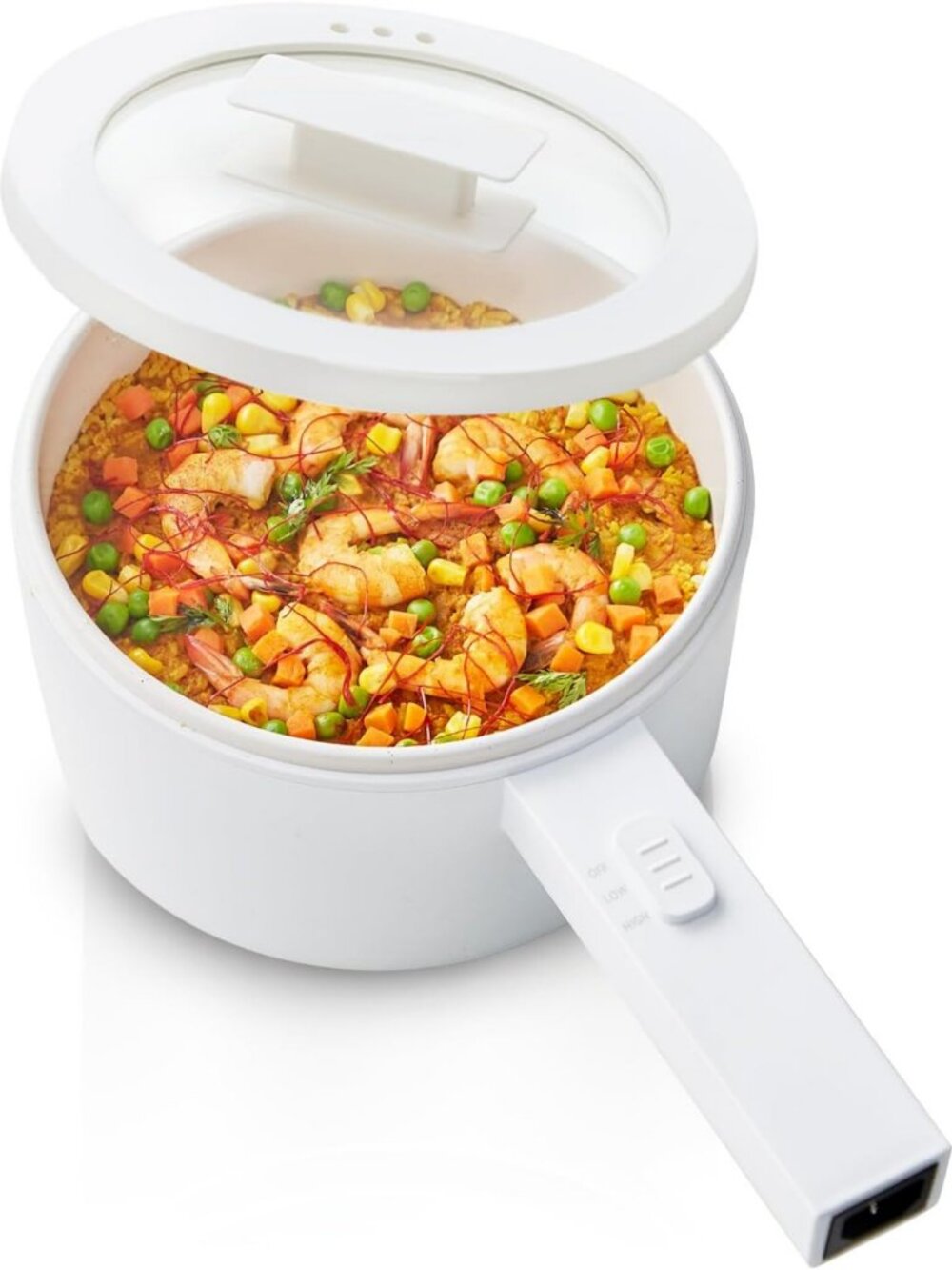 Mini Electric Hot Pot 1.5L - Non-Stick Ceramic Cooking Pot for Easy Meals
